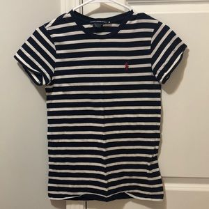 striped polo top